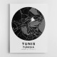 Tunis Map Round Tunis Map Round