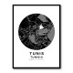 Tunis Map Round Tunis Map Round