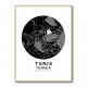 Tunis Map Round Tunis Map Round