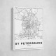 St Petersburg City Map St Petersburg City Map