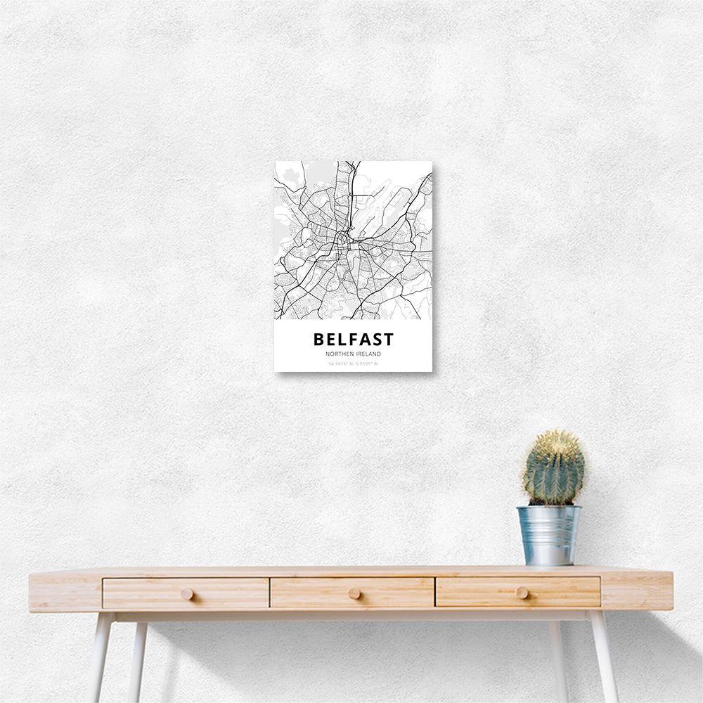 Belfast City Map Belfast City Map