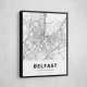 Belfast City Map Belfast City Map