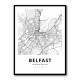Belfast City Map Belfast City Map