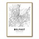 Belfast City Map Belfast City Map