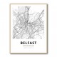 Belfast City Map Belfast City Map