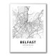 Belfast City Map Belfast City Map