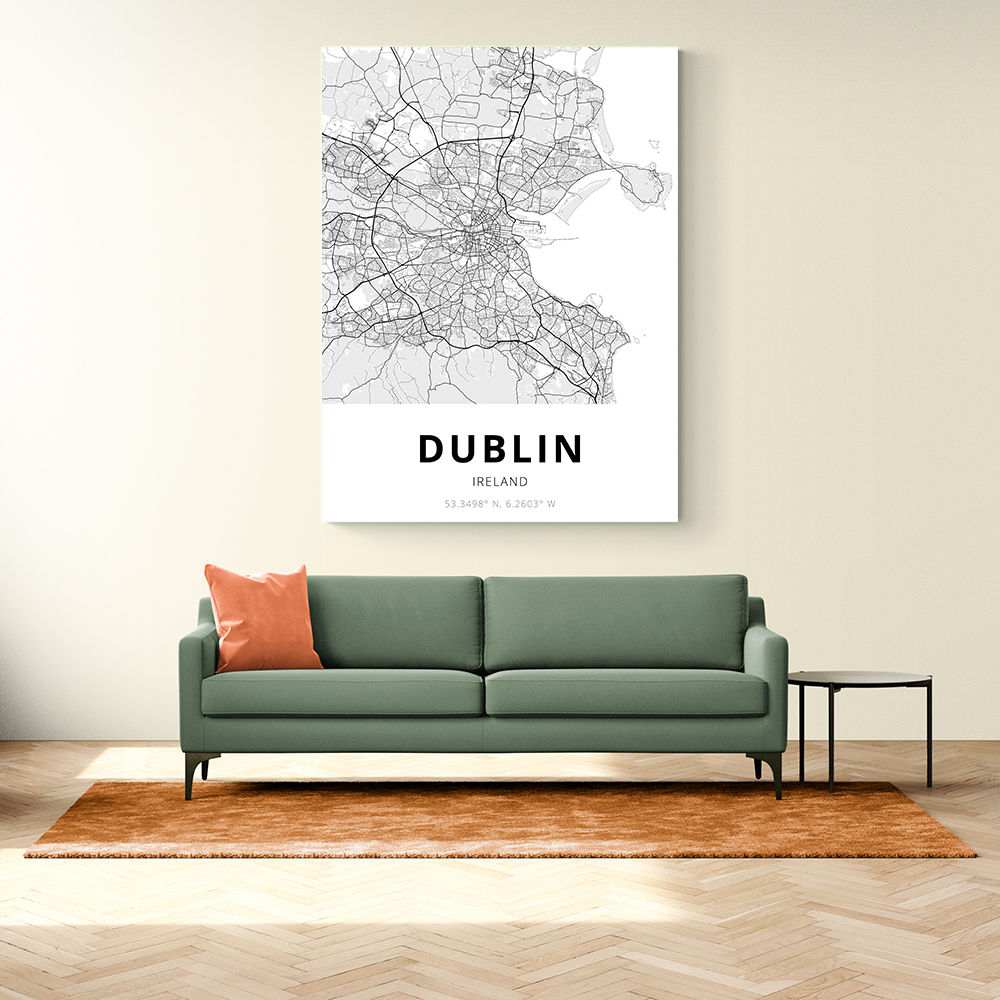 Dublin City Map Dublin City Map