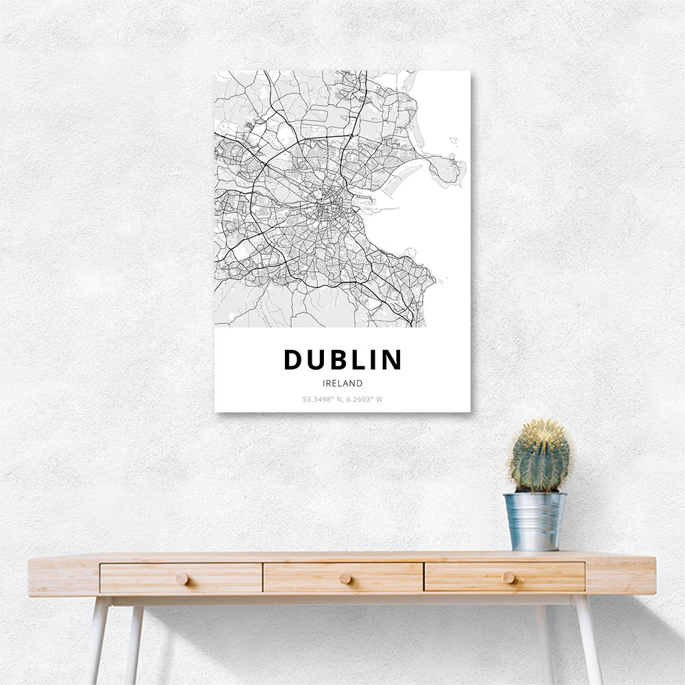 Dublin City Map Dublin City Map