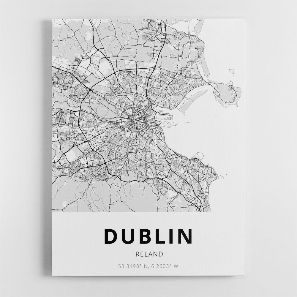 Dublin City Map Dublin City Map