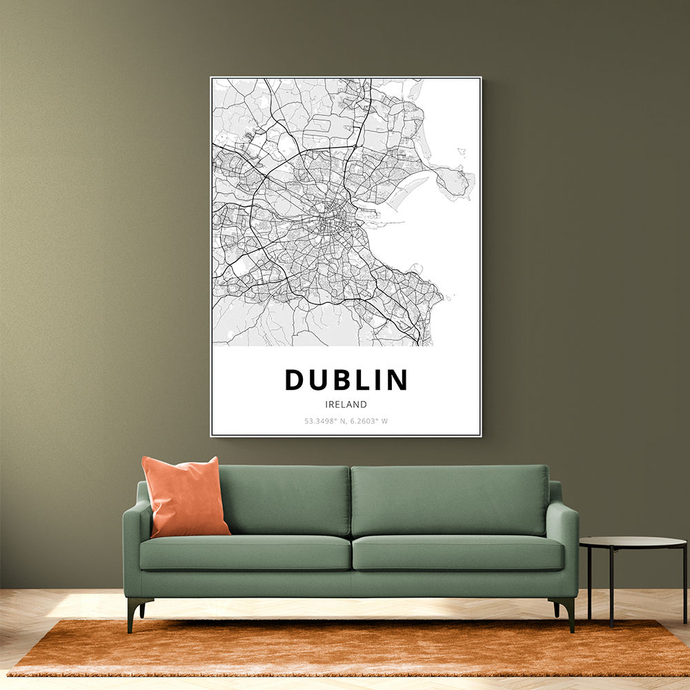 Dublin City Map Dublin City Map
