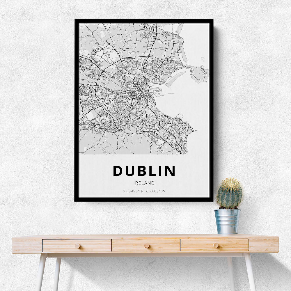 Dublin City Map Dublin City Map