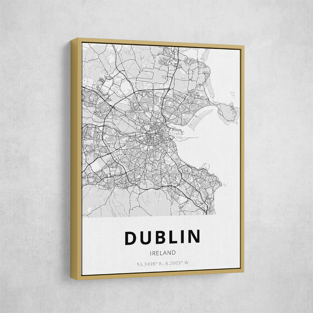 Dublin City Map Dublin City Map