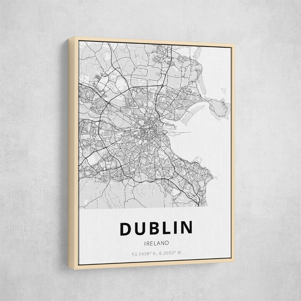 Dublin City Map Dublin City Map
