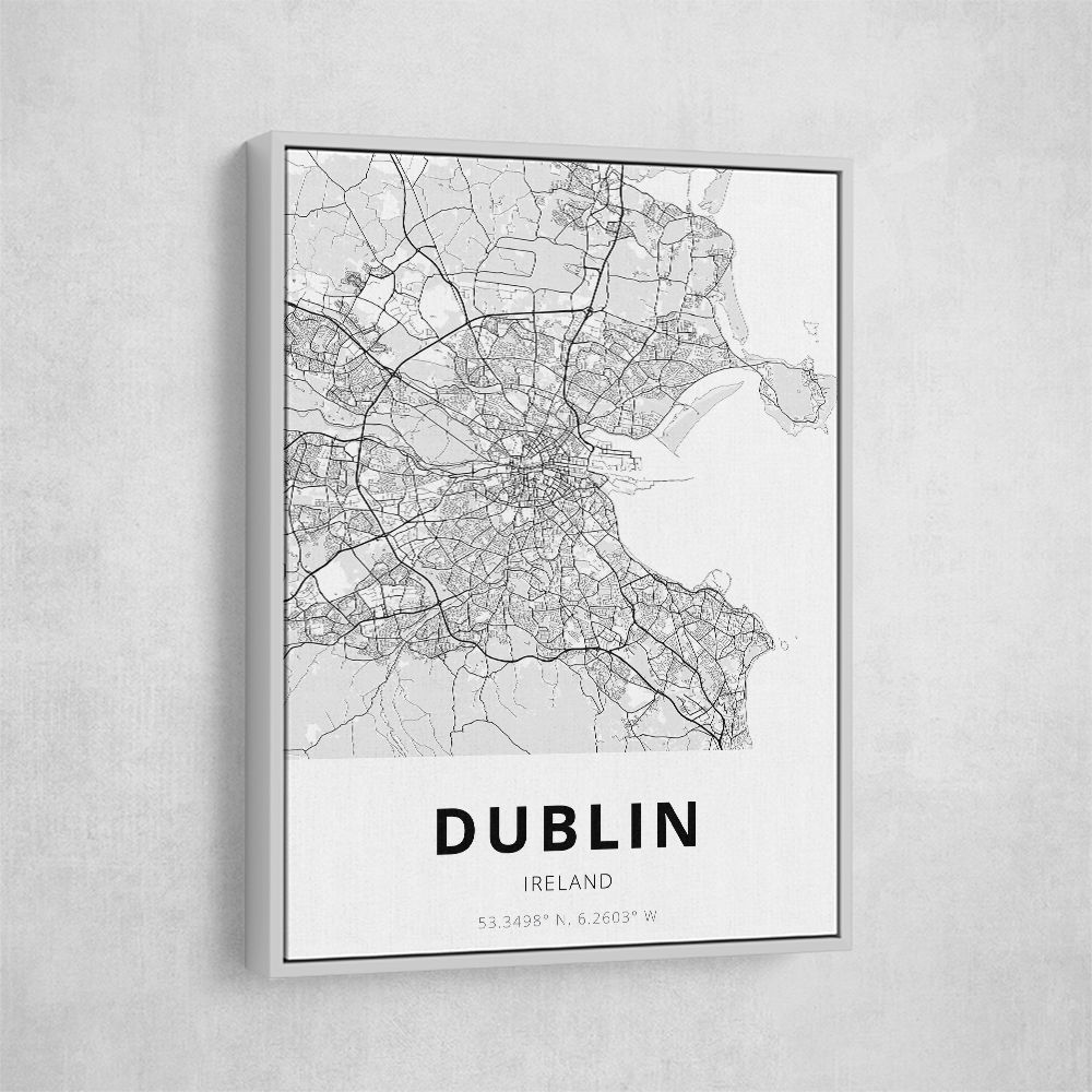 Dublin City Map Dublin City Map