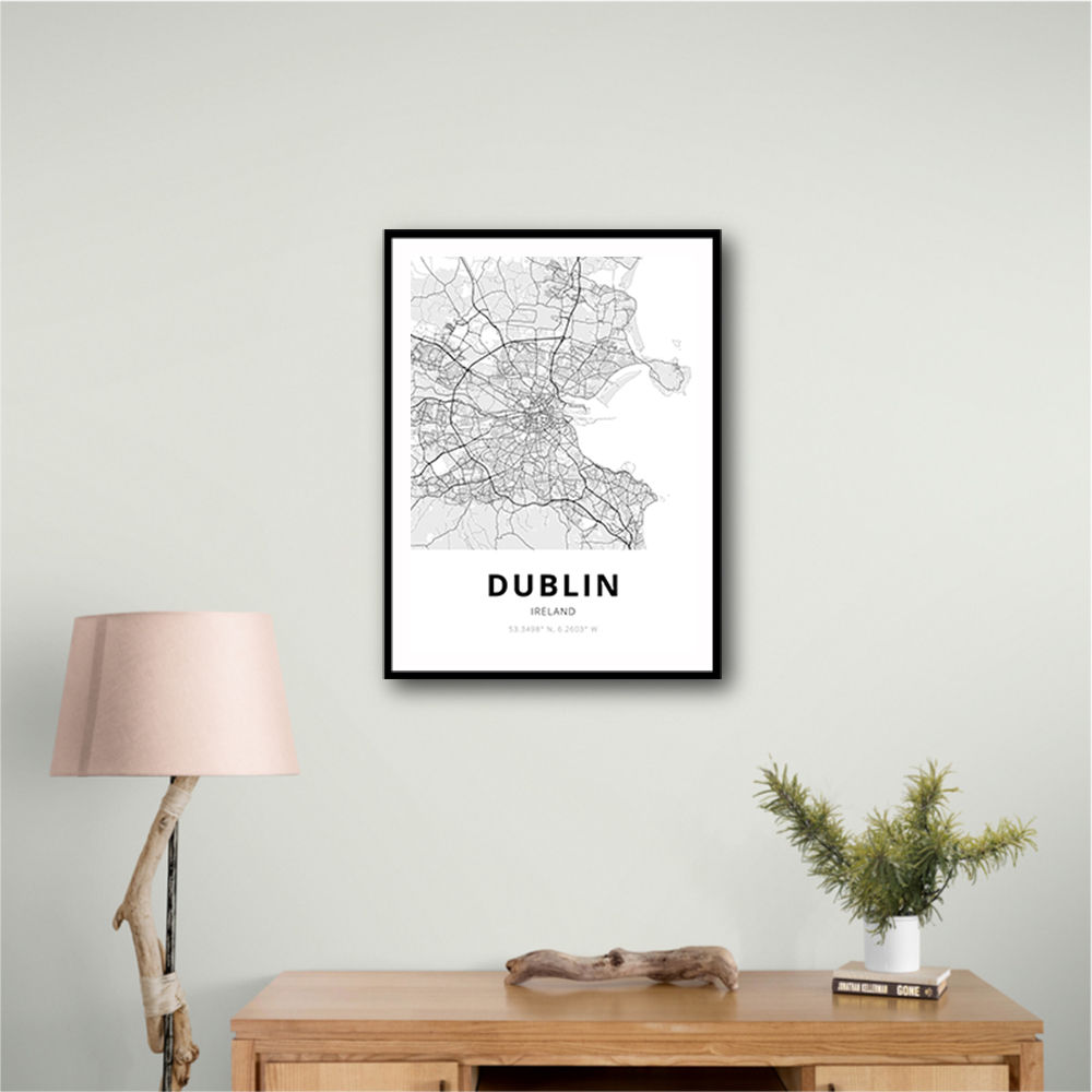 Dublin City Map Dublin City Map