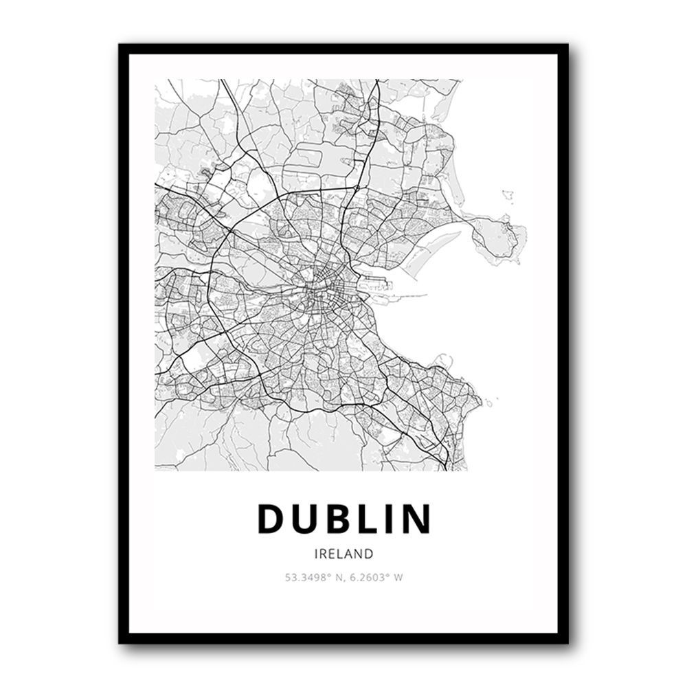 Dublin City Map Dublin City Map