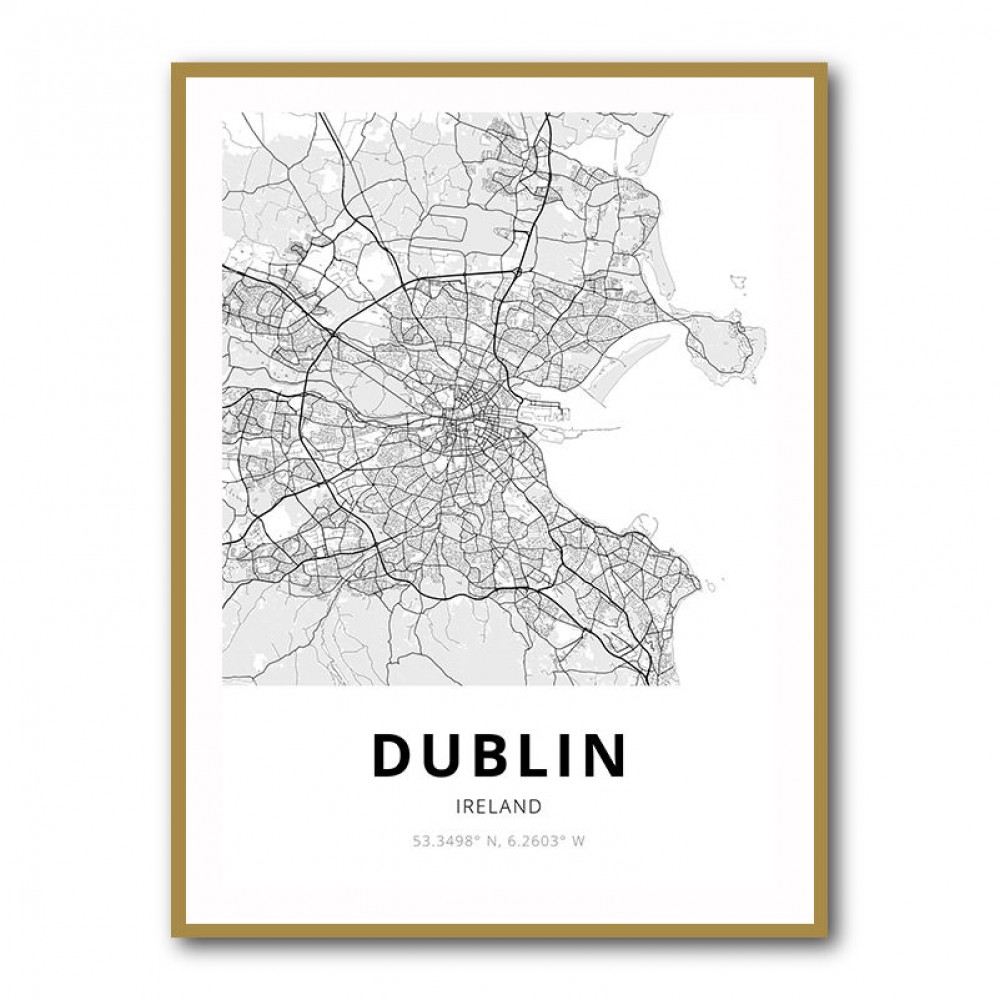 Dublin City Map Dublin City Map