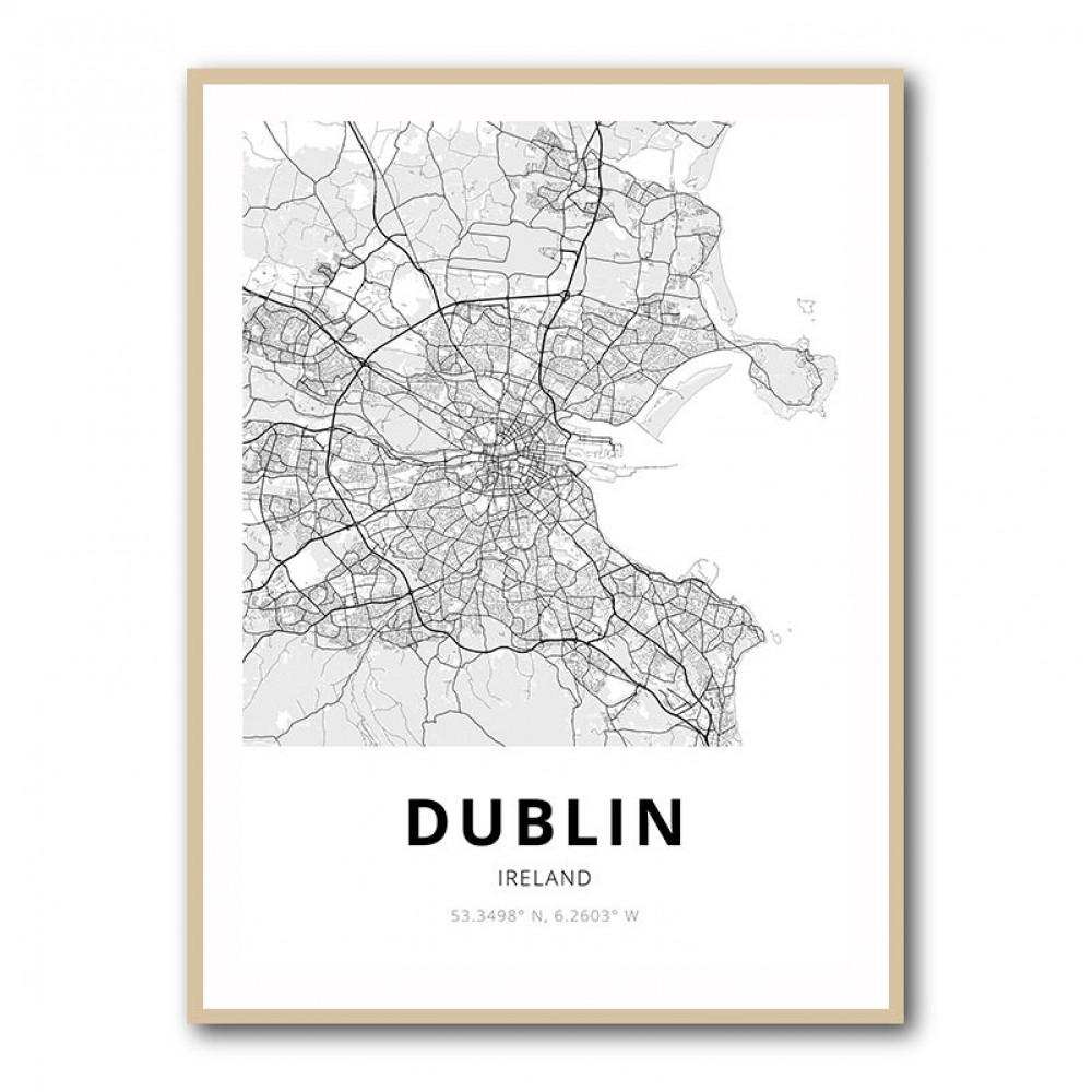 Dublin City Map Dublin City Map