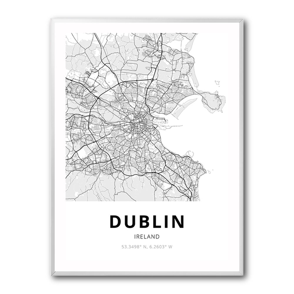 Dublin City Map Dublin City Map