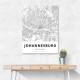 Johannesburg City Map Johannesburg City Map