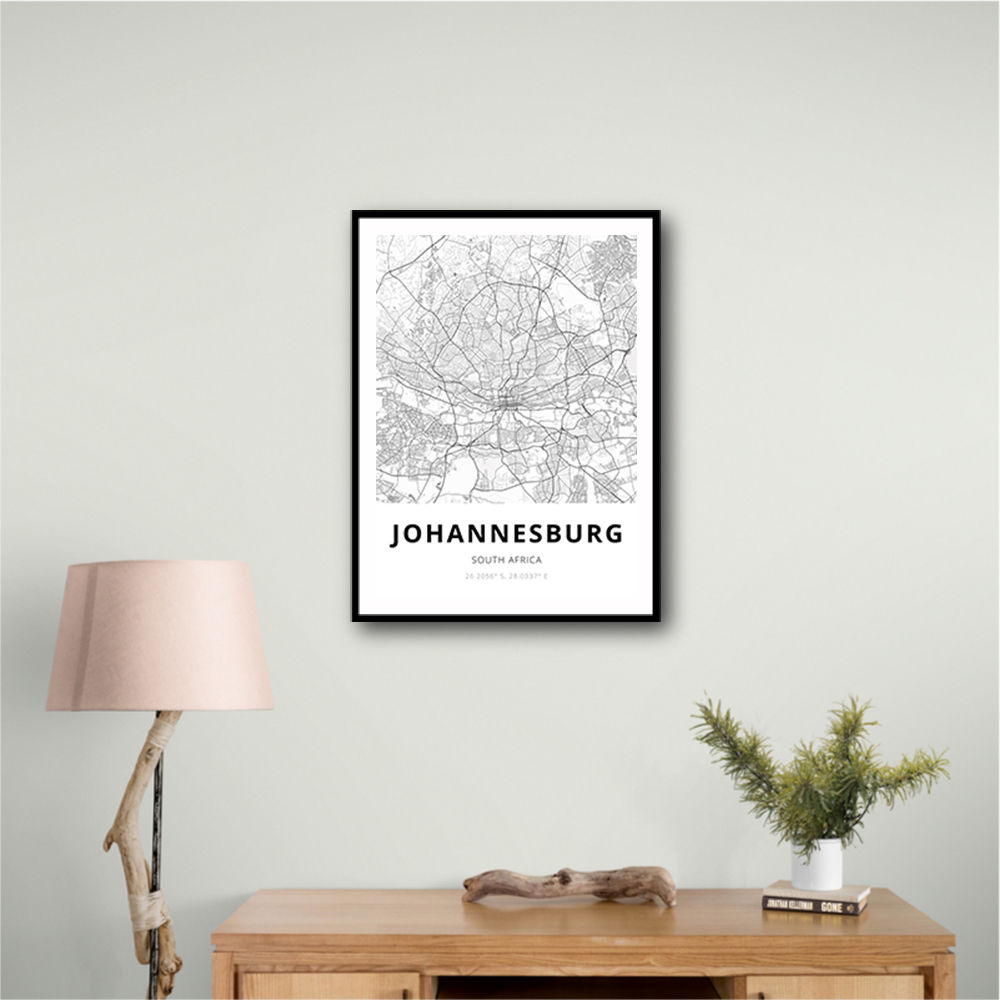 Johannesburg City Map Johannesburg City Map