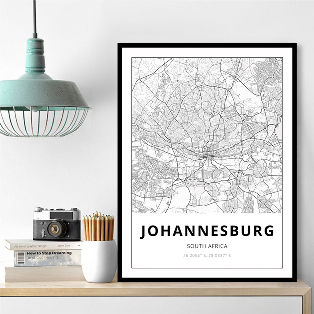 Johannesburg City Map Johannesburg City Map