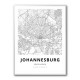 Johannesburg City Map Johannesburg City Map