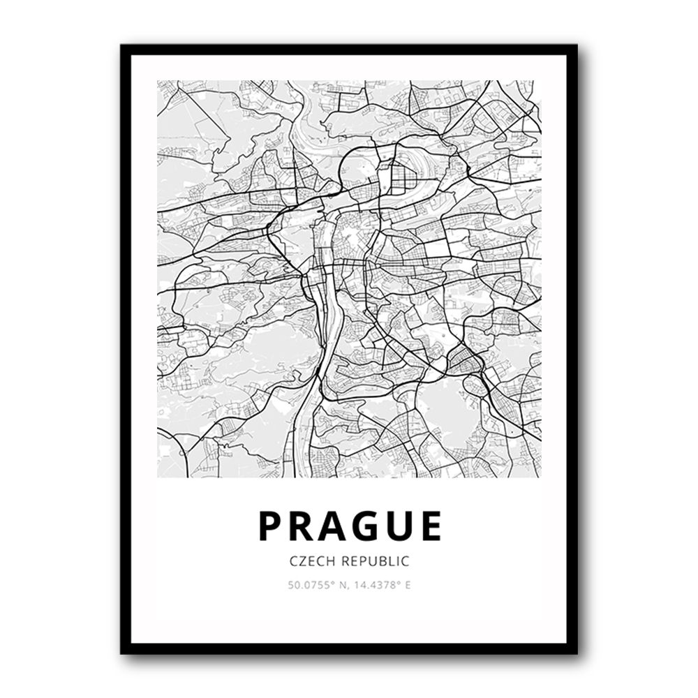 Prague City Map Prague City Map