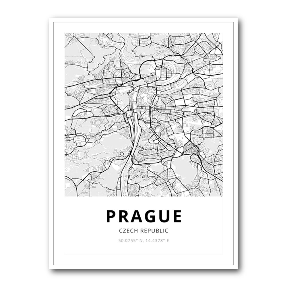 Prague City Map Prague City Map