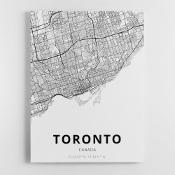 Toronto Canada City Map