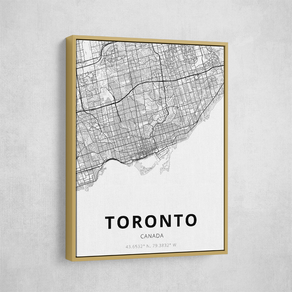 Toronto Canada City Map Toronto Canada City Map