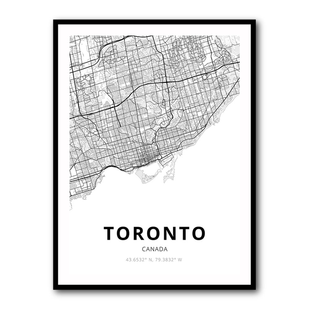 Toronto Canada City Map Toronto Canada City Map