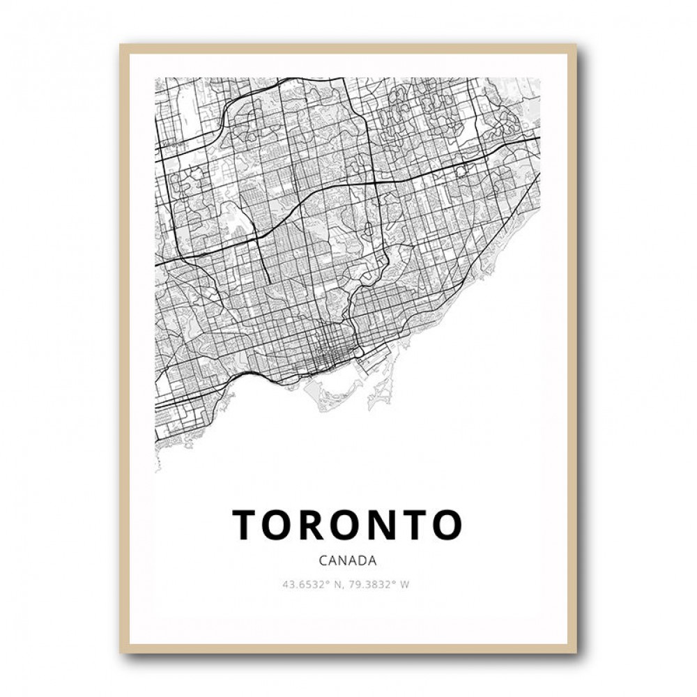 Toronto Canada City Map Toronto Canada City Map