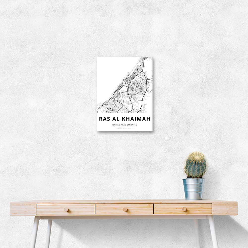 Ras Al Khaimah City Map 