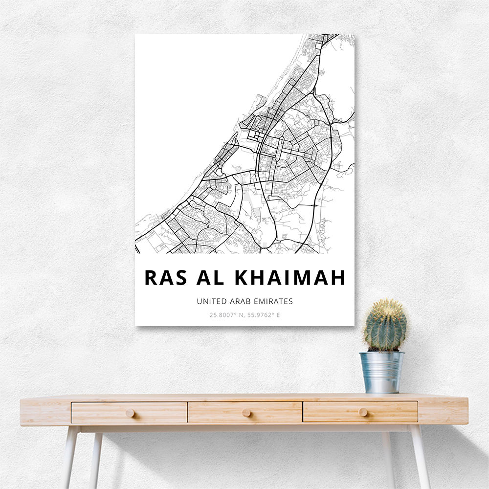 Ras Al Khaimah City Map 