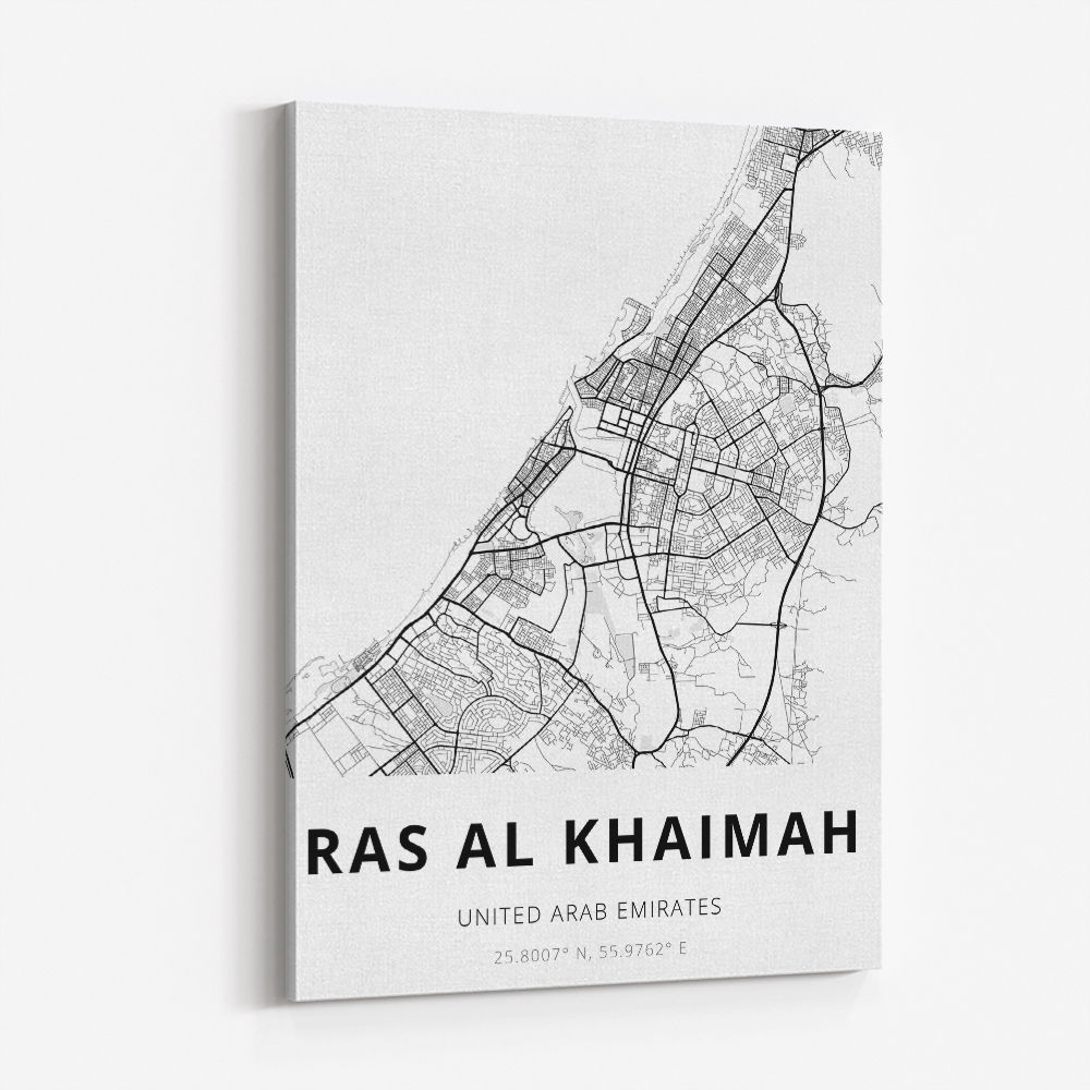Ras Al Khaimah City Map 