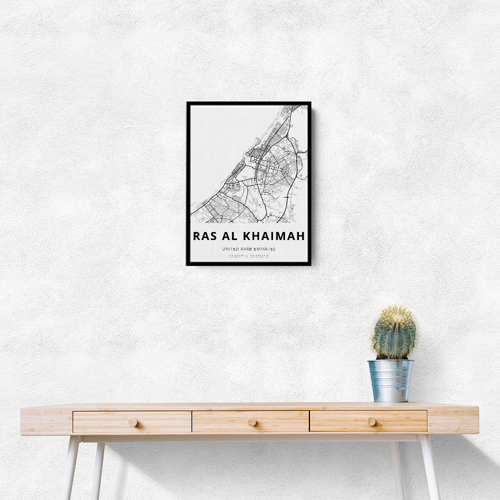 Ras Al Khaimah City Map 
