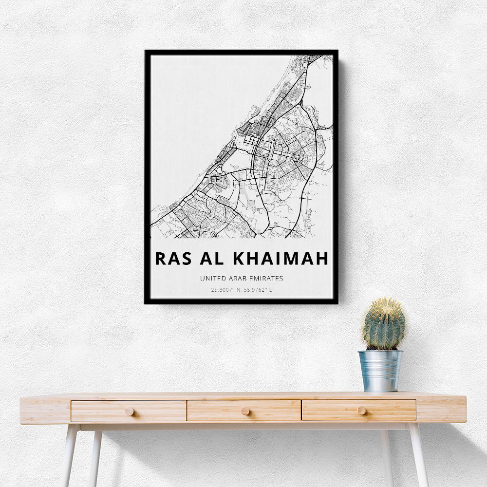 Ras Al Khaimah City Map 