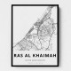 Ras Al Khaimah City Map 