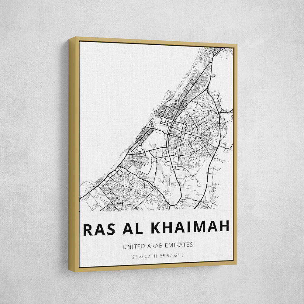 Ras Al Khaimah City Map 