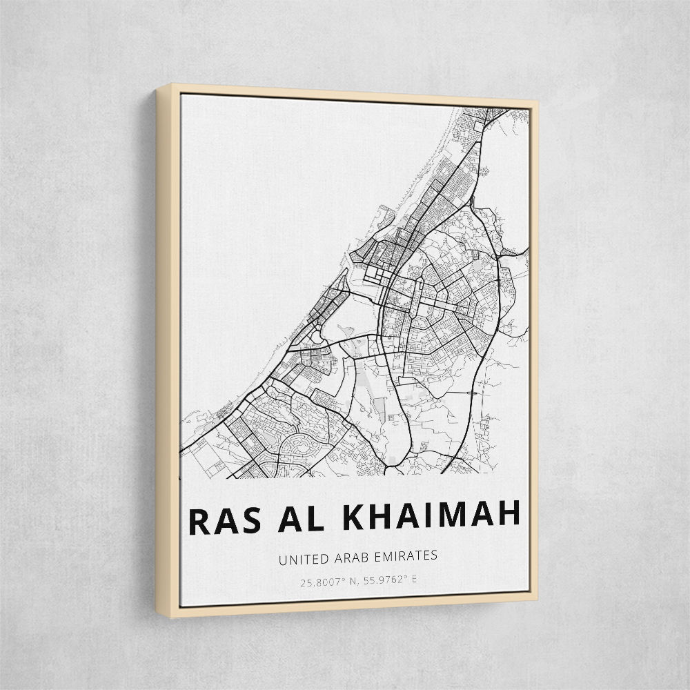 Ras Al Khaimah City Map 