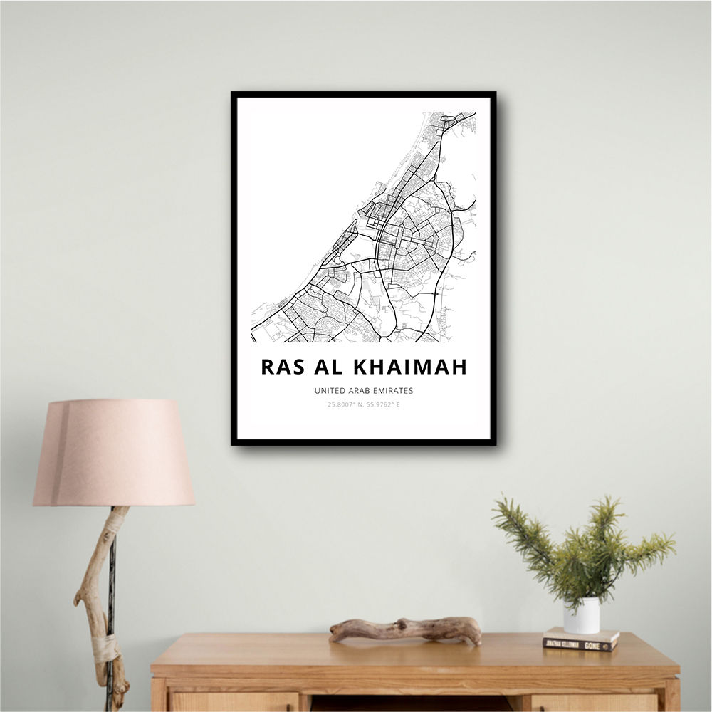 Ras Al Khaimah City Map 