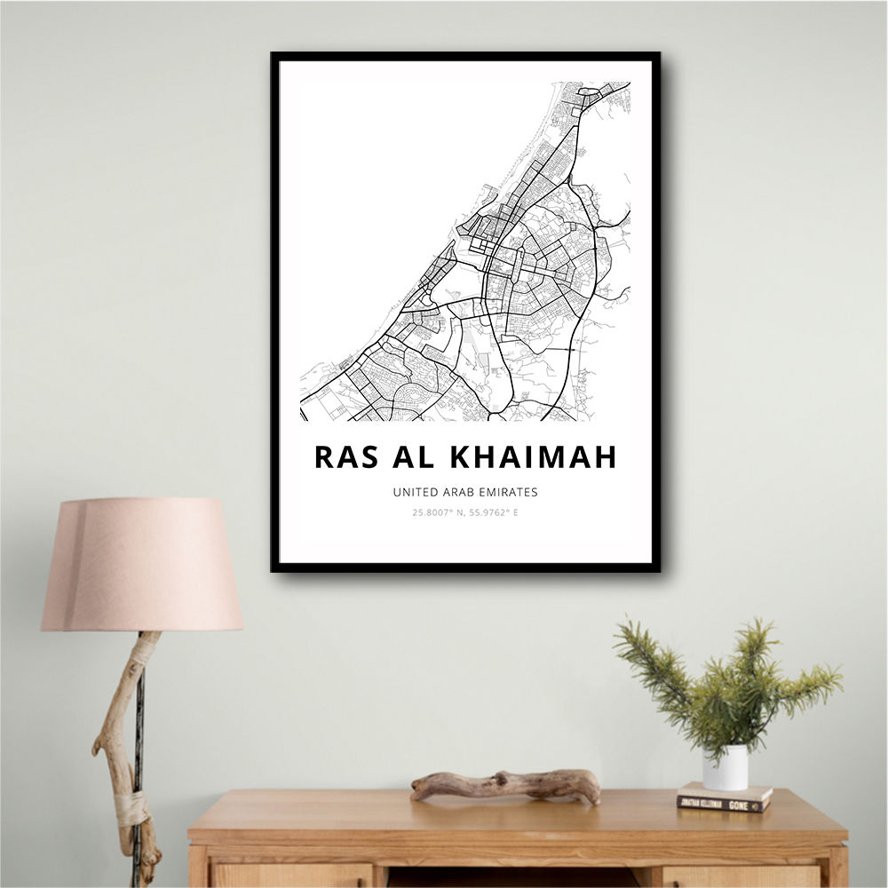 Ras Al Khaimah City Map 