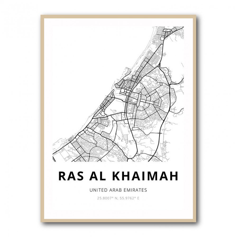 Ras Al Khaimah City Map 