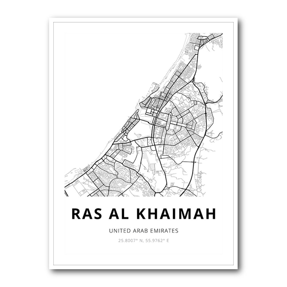 Ras Al Khaimah City Map 