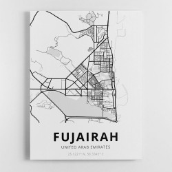 Fujairah City Map 