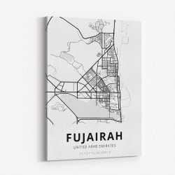 Fujairah City Map 
