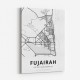 Fujairah City Map Fujairah City Map
