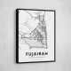 Fujairah City Map Fujairah City Map