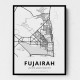 Fujairah City Map Fujairah City Map